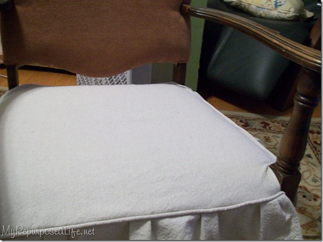 easy slipcover for chair using a drop cloth drop cloth slipcover