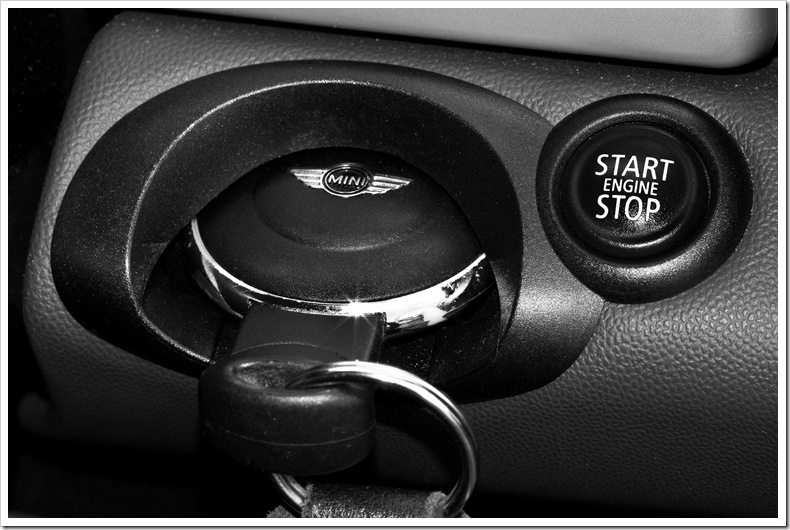 mini stop start ignition