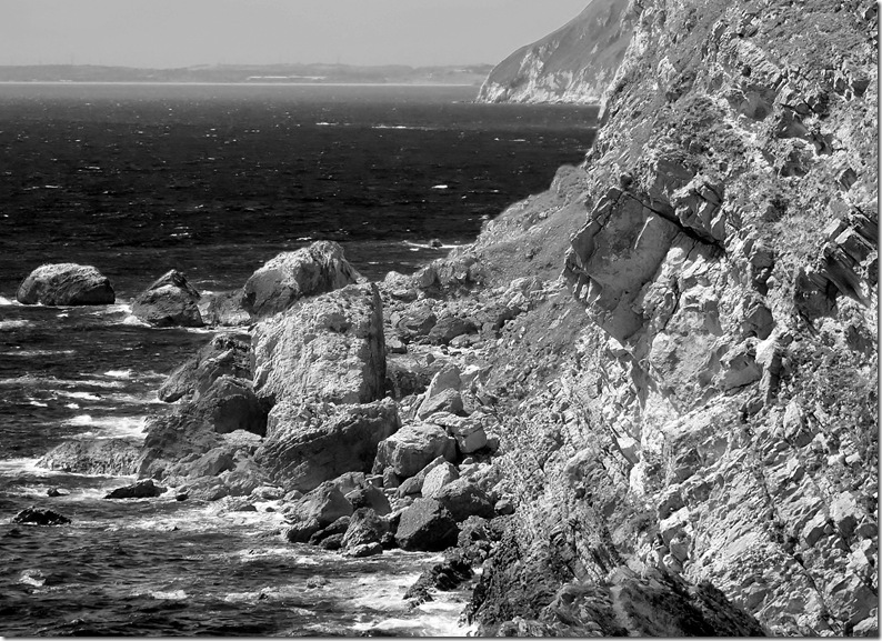 cliffs on dorset coast
