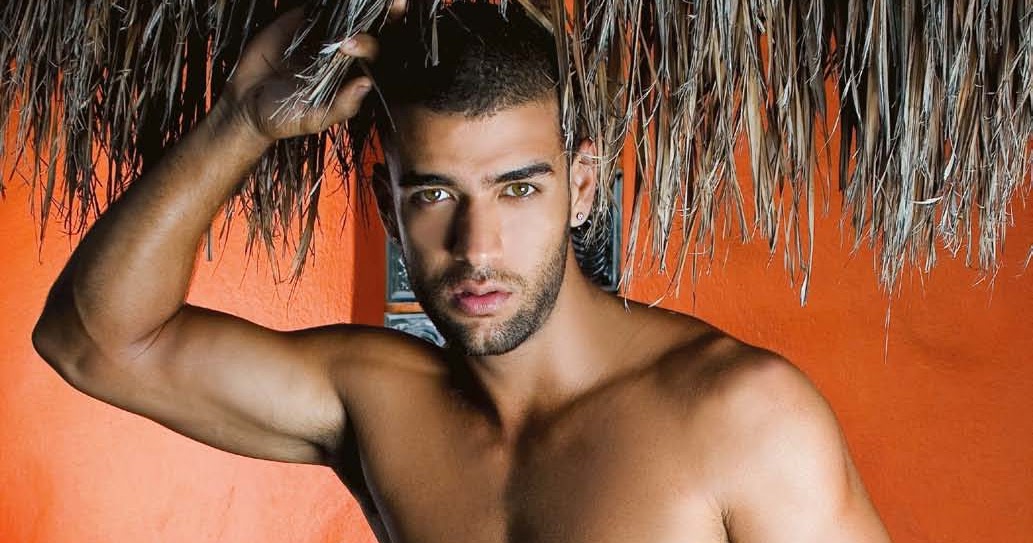 Colombian model Juan Esteban, modeling for Pikante underwear.