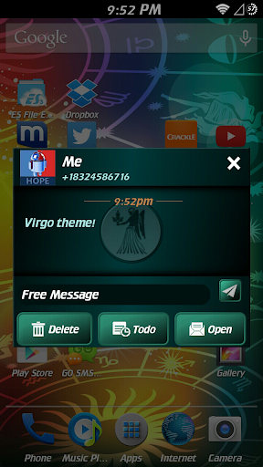 Virgo Theme for GO SMS