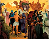 Joseph being Sold into Egypt by Ted Henninger