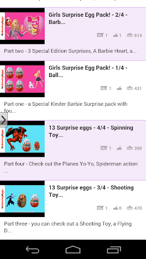 Surprise Egg Videos