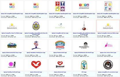 seeklogo screenshot de logotipos de igrejas evangélicas
