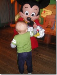 giving mickey to mickey