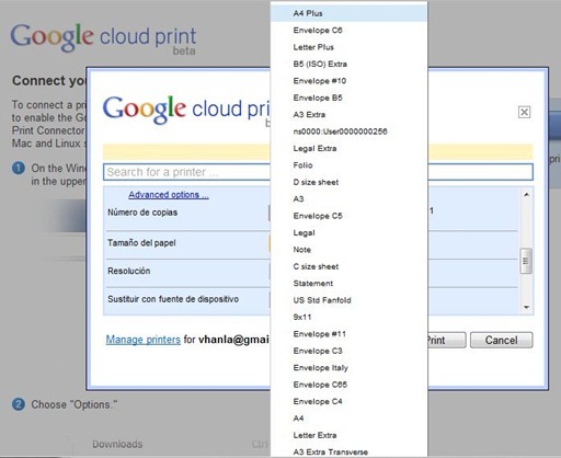 Opciones-CloudPrint