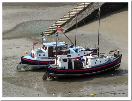Ilfracombe harbour. Anstruther and Runswick lifeboats but I think they are now re-fitted and privately owned.
