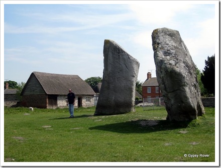 Avebury National Trust.  The ring of stones. Some of these stones are monsterous.