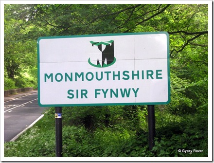 The border of Monmouthshire and Powys.