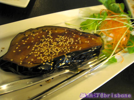 甜味噌茄子 Fried Eggplant in Sweet Miso Sauce
