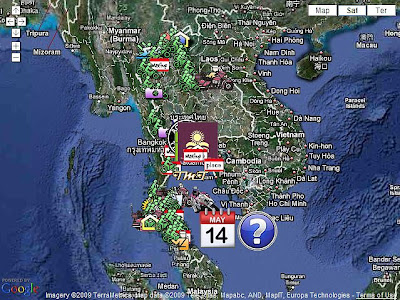 TMT's Motorcycle Tourist Maps placemark many of the Biker Events to help you find the location