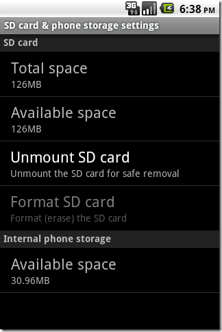 FLUID's blog: How do I - Android: Unmount SD card