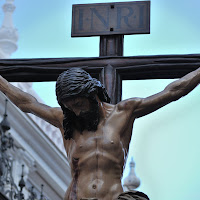 Cristo de la Buena Muerte de los Estudiantes en calle Gamazo, pura expresión de arte