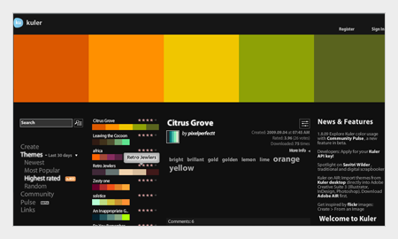 tips pemilihan warna untuk desain grafis menggunakan adobe kuler