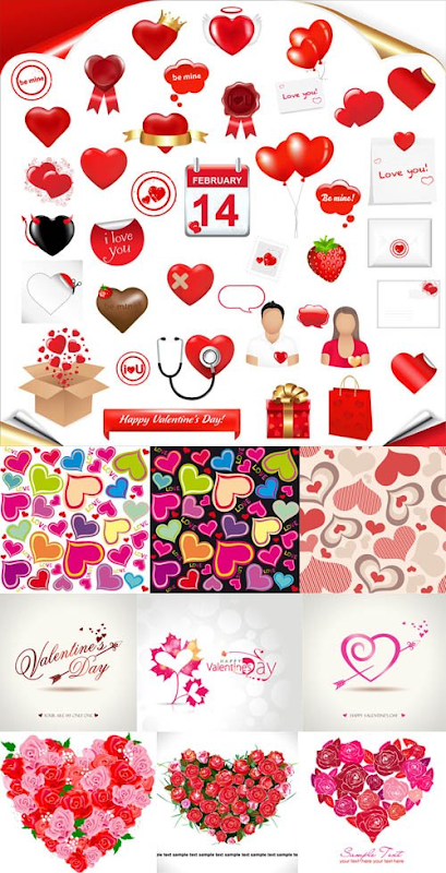 Free Download Valentine’s Day Heart Pack