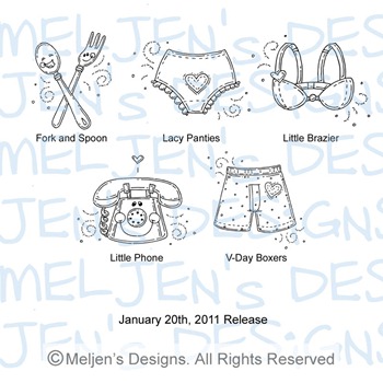 Meljens Designs January 20th Release Display
