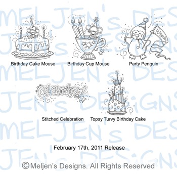 Meljens Designs February 17th Release Display