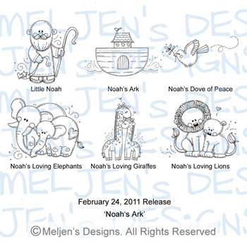 Meljen's Designs February 24th Release Display