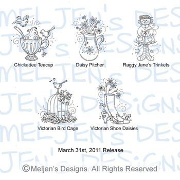 Meljens Designs March 31st Release Display