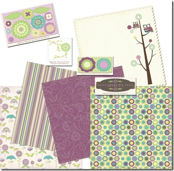 Maggie May Papers with embellishments