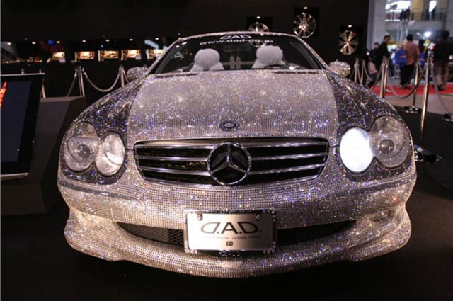 Crystal Mercedes crystal Benz