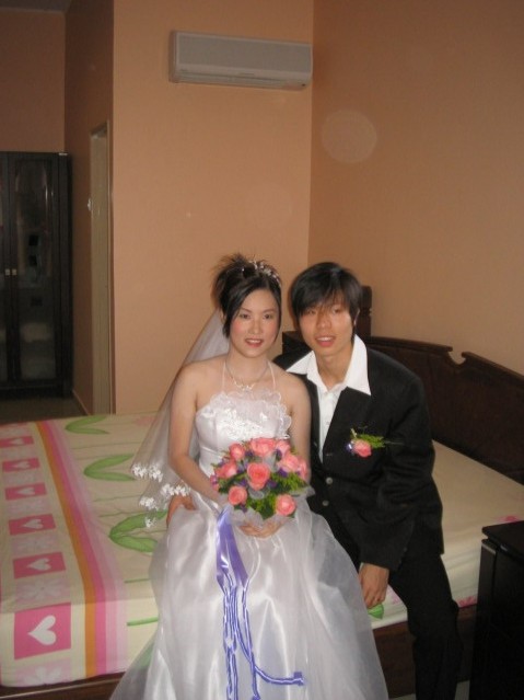 kelly with her husband