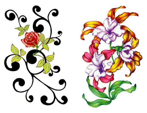rose tattoo patterns