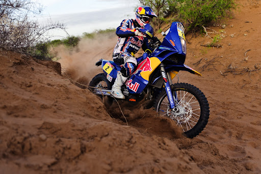 Cyril Despres in action during the 12th stage of Dakar Rally between San Juan and Cordoba, Argentina on january 14th, 2011 (c)Marcelo Maragni/Red Bull Photofiles
