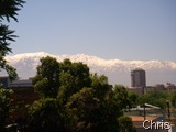  De LAs Chascona se vê a neve eterna de Los Andes