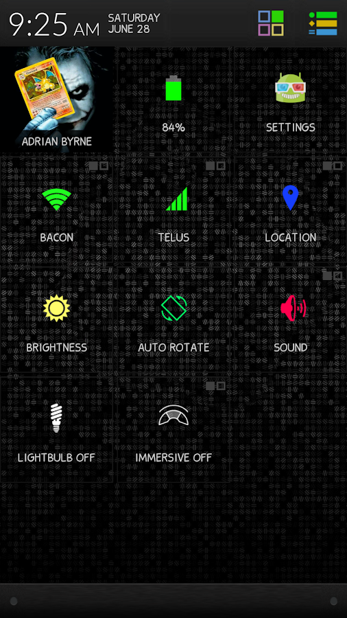 Neon Droid - CM11 Theme - screenshot