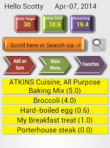 myCarb Counter