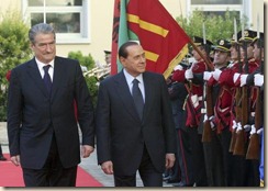 Sali Berisha me Silvio Berlusconi