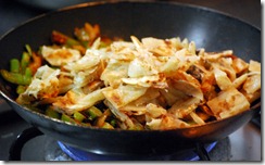 Add parotta pieces Add parotta pieces