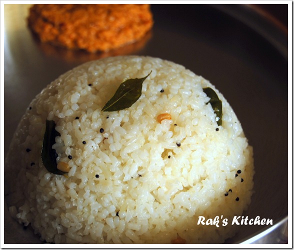 Rice upma using broken rice!
