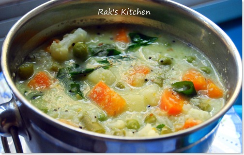 mixed vegetable kootu