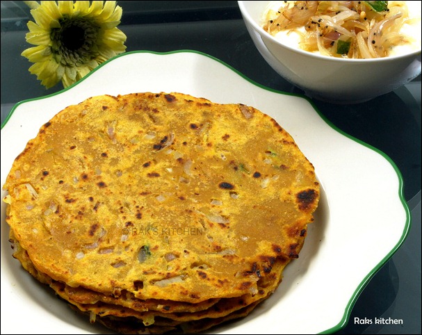 Godumai adai,with onion raita Godumai adai,with onion raita