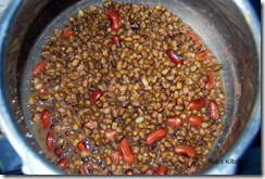 Cooked dal Cooked dal