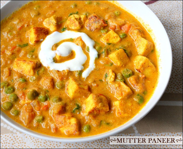 Mutter paneer