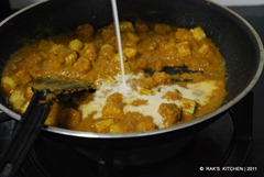 baby corn masala - add milk baby corn masala - add milk