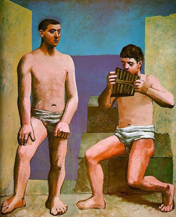 The pipes of Pan(1923,oil on canvas)