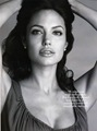 Angelina Jolie Harper's Bazaar B&W1