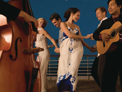 Sway to the music and feel the night breeze while dancing on the deck of Seabourn Legend.