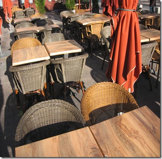 Terrasse marrons