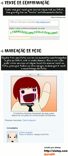 Texto de confirmação