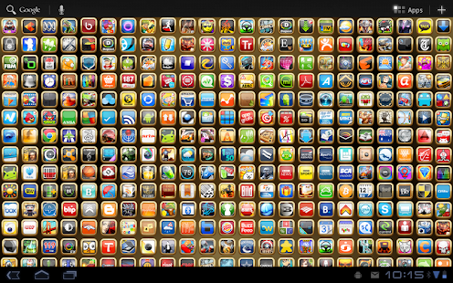 GOLD HD icons adw apex nova go Screenshot