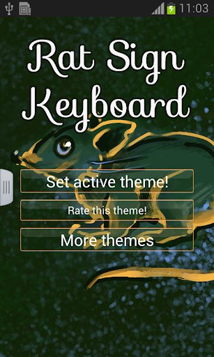 Rat Sign Keyboard