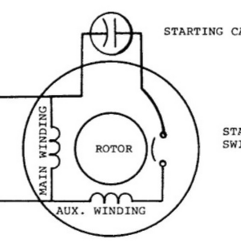Single Phase Motor Connection With Two Capacitor