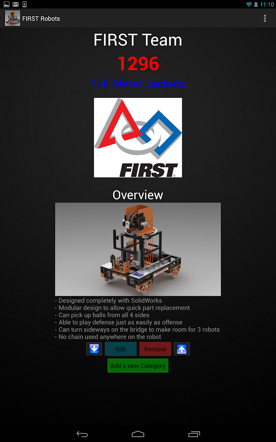    FIRST Robots- screenshot  