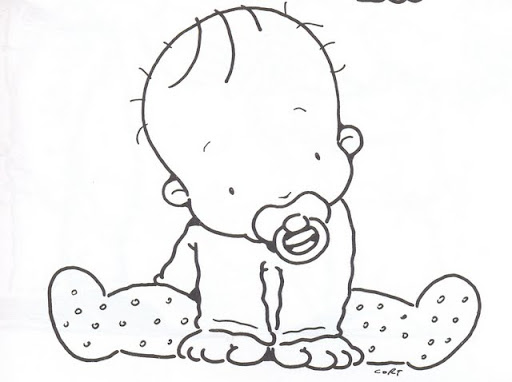 Bebé para dibujar facil - Imagui