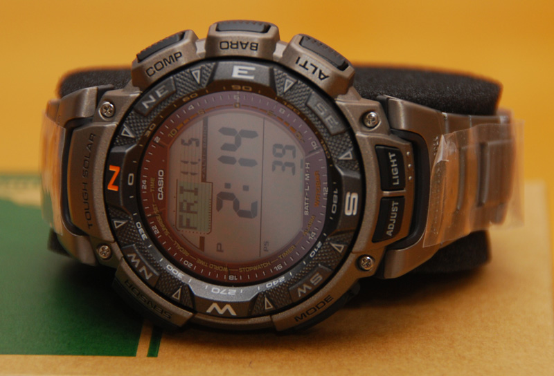 Fs Casio Pathfinder Pag240t With Titanium Bracelet New Release